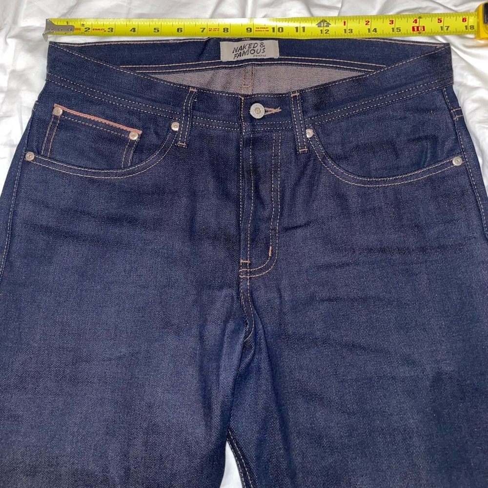 Naked & Famous Denim Dark Blue Jeans - Picture 7 of 7